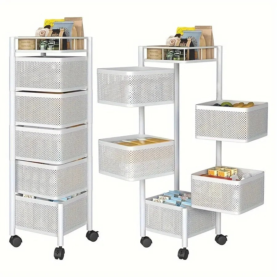 Rotating Kitchen Storage Shelf 5 Tier