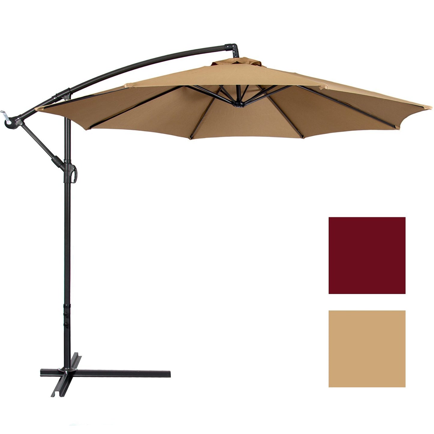 Outdoor 3m Side Leisure Patio Umbrella cloth