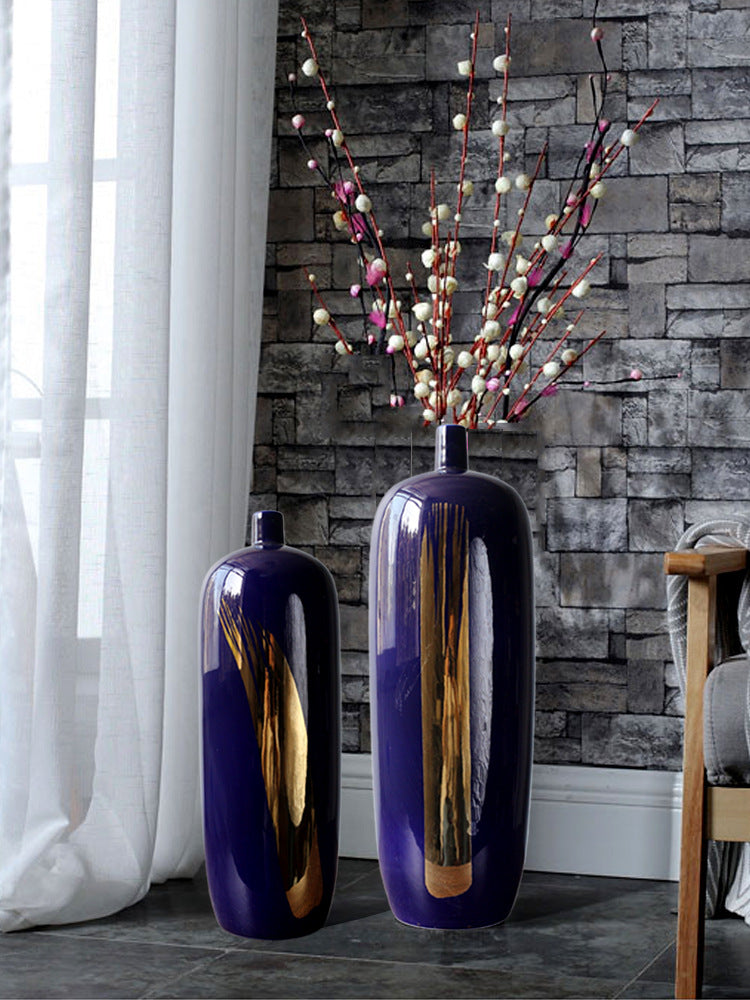 Floor-standing Ceramic Vase For Living Room Home Decor