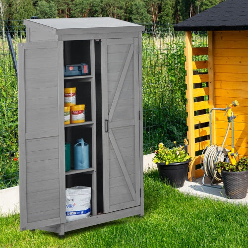 Outdoor Lockers Metal Tops Garden Storage Sheds