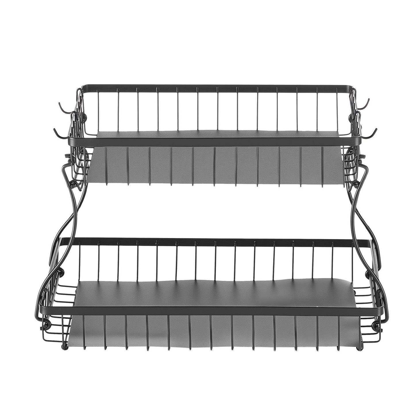 2-Tier Fruit Basket Bowl with Banana Hanger