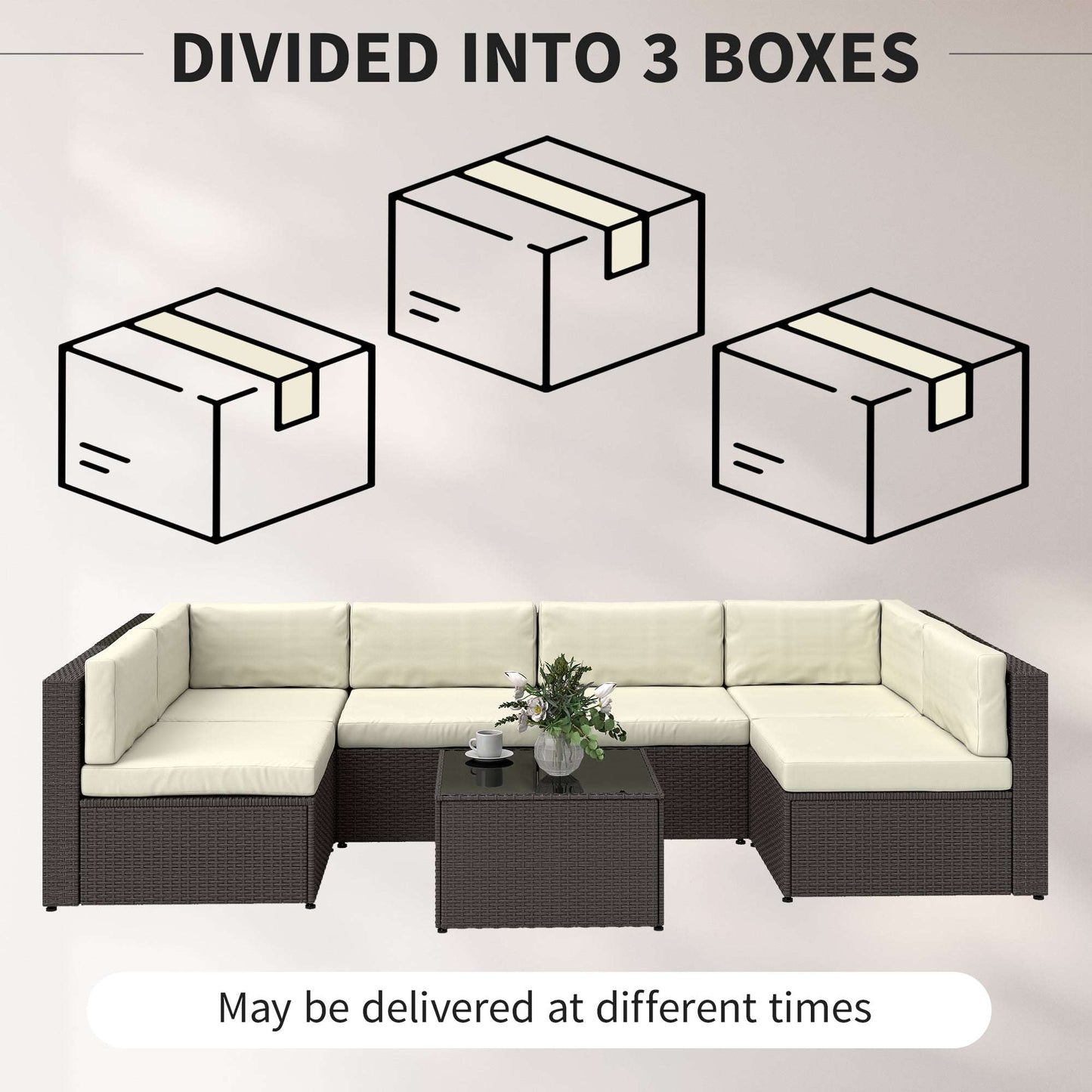 7 Piece Patio Furniture Set
