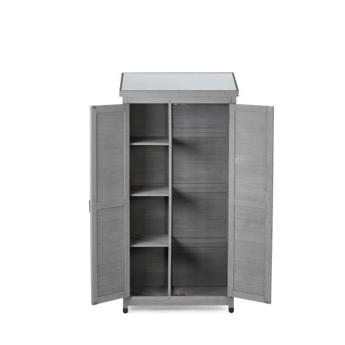 Outdoor Lockers Metal Tops Garden Storage Sheds