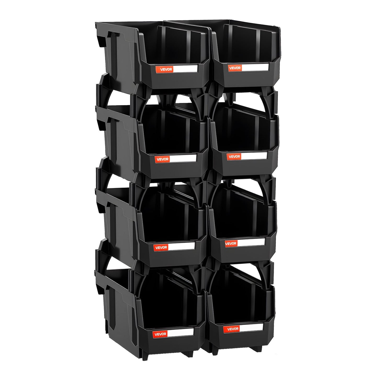 Plastic Stackable Storage Bins Containers For Organizing And Storage  