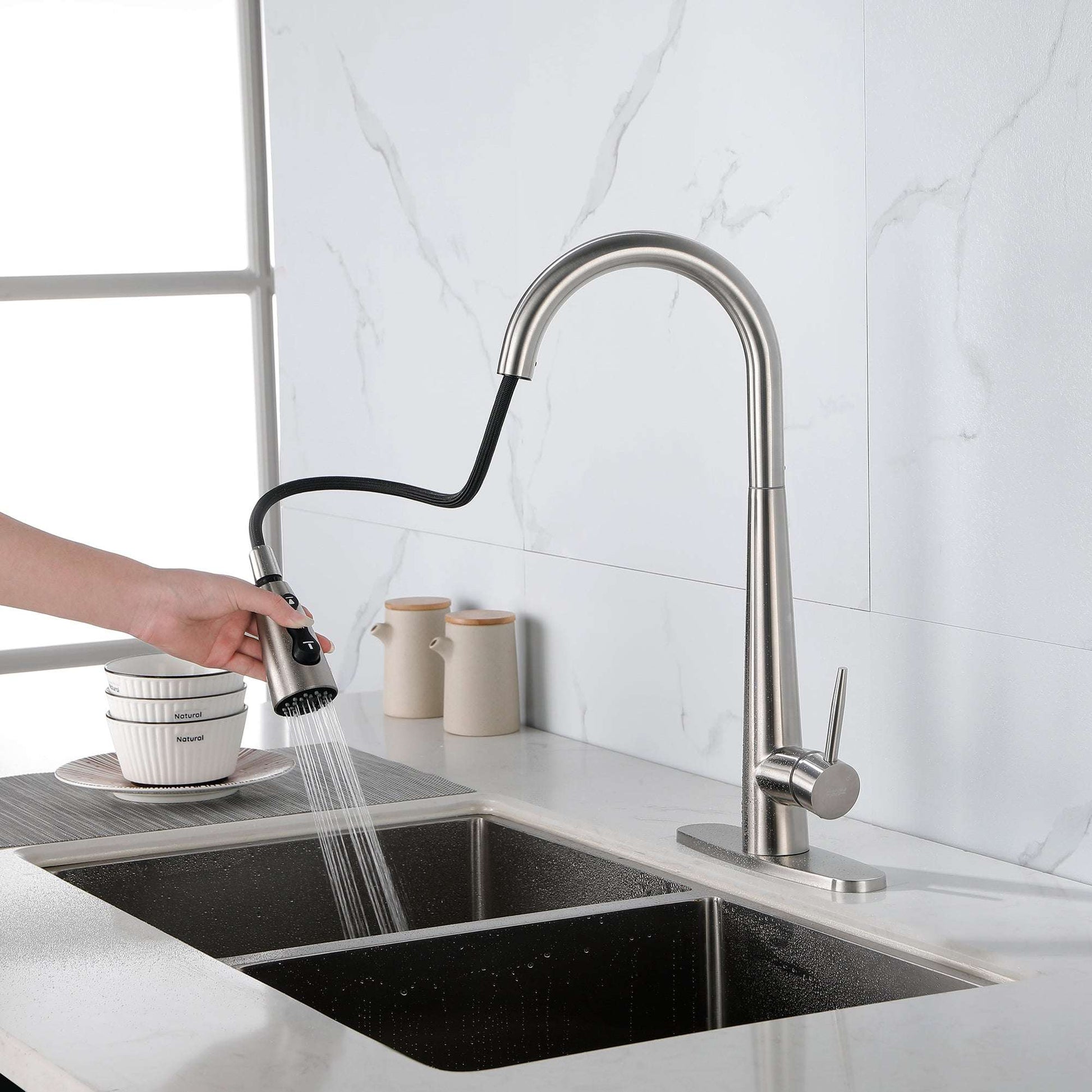 High Curvature Single Handle Kitchen