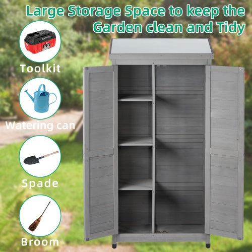 Outdoor Lockers Metal Tops Garden Storage Sheds