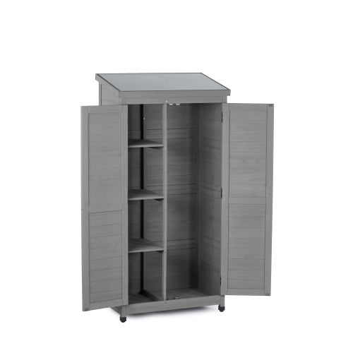 Outdoor Lockers Metal Tops Garden Storage Sheds