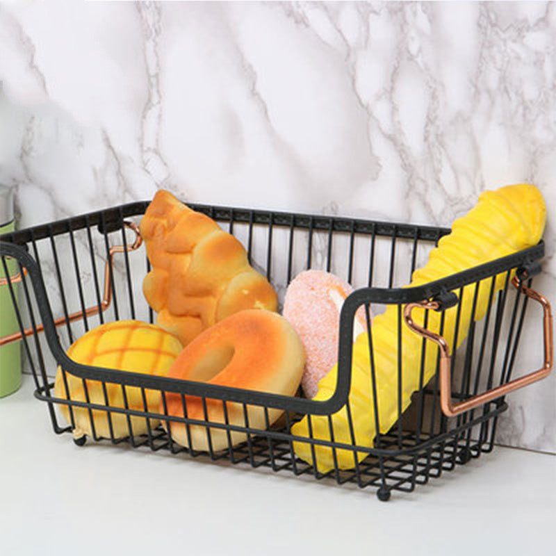Wrought Iron Storage Basket Home Creative Storage Basket