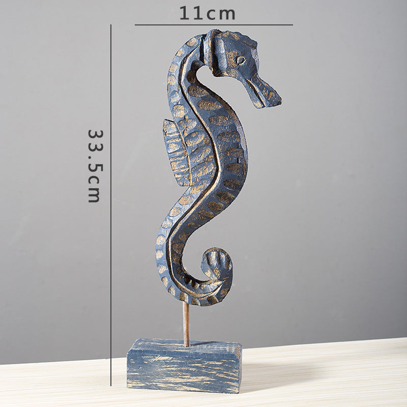 Home decor starfish seahorse conch living room 