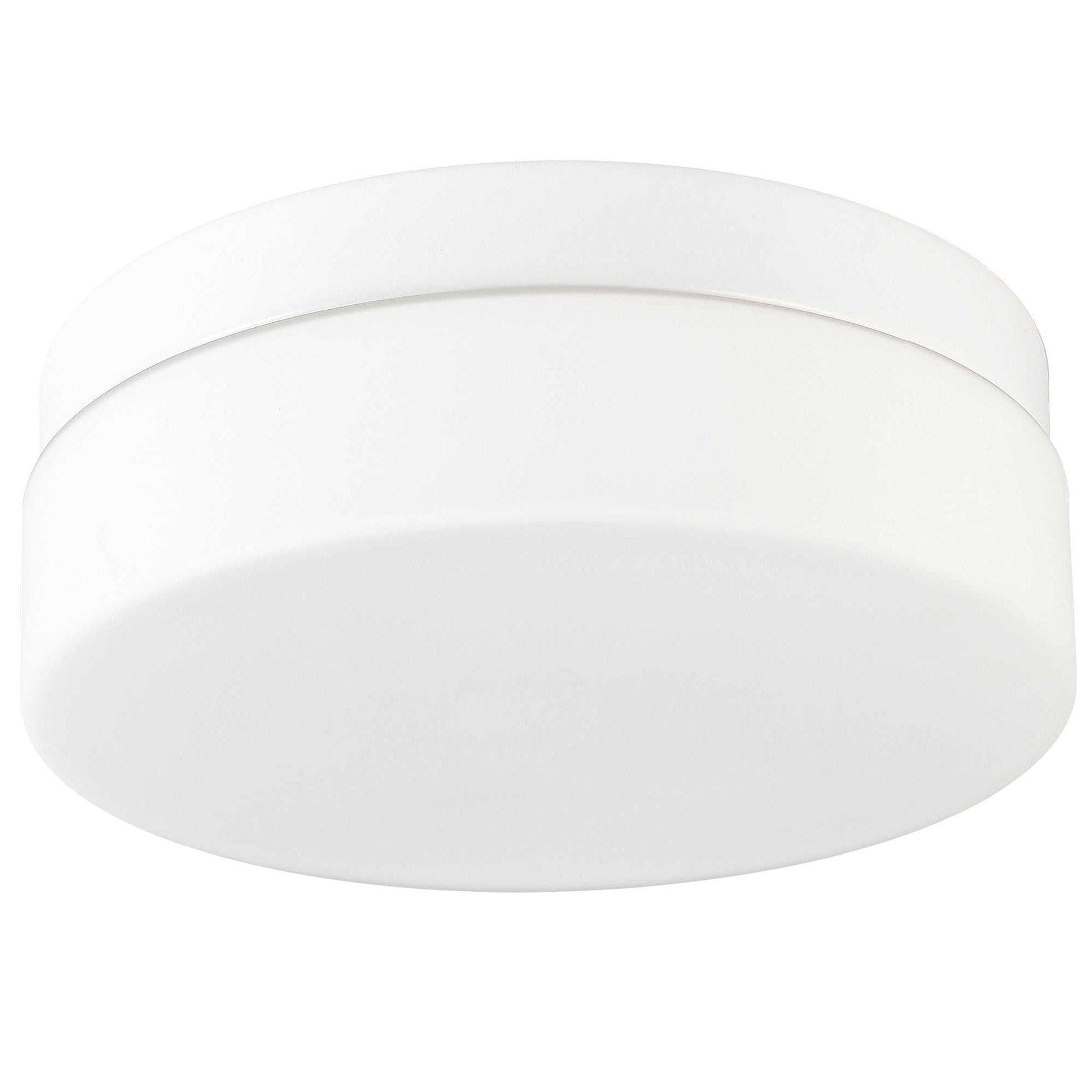 LED flush mount ceiling light fixture with sleek metal frame and acrylic diffuser in modern interior setting