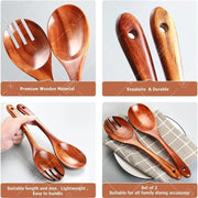 2pcs Salad Spoons
