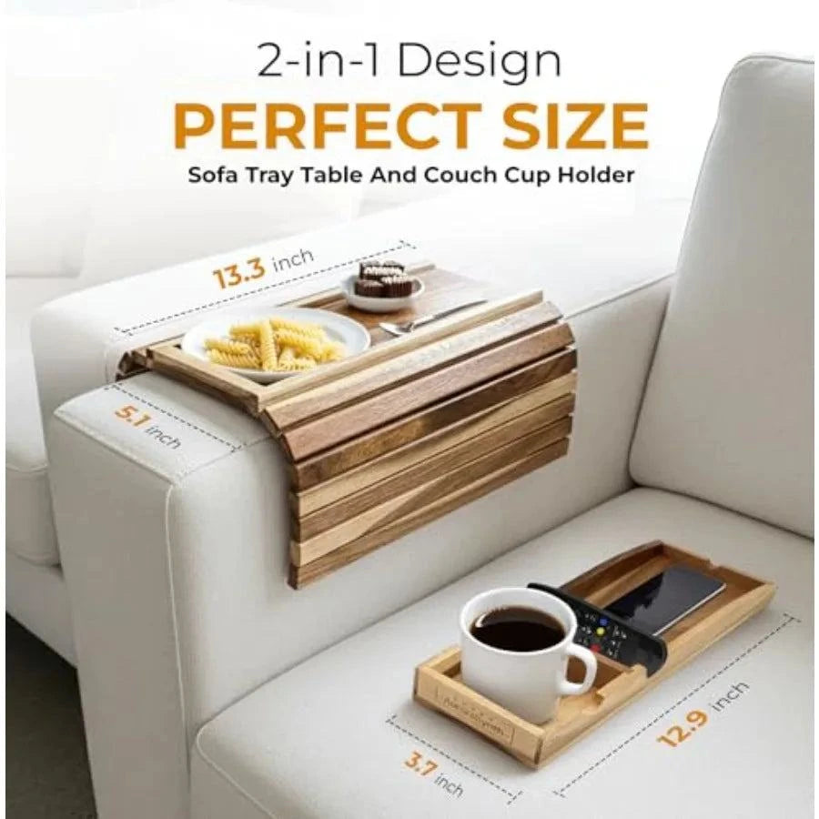 Couch Cup Holder Tray
