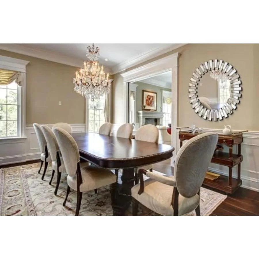 40'' Large Round Mirror Modern