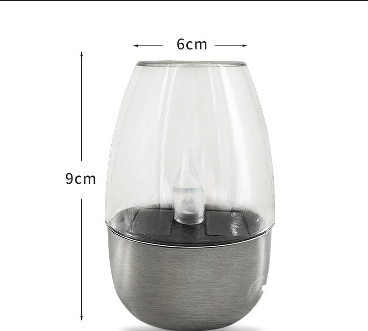 Solar Light Outdoor Patio LED Stainless Steel 