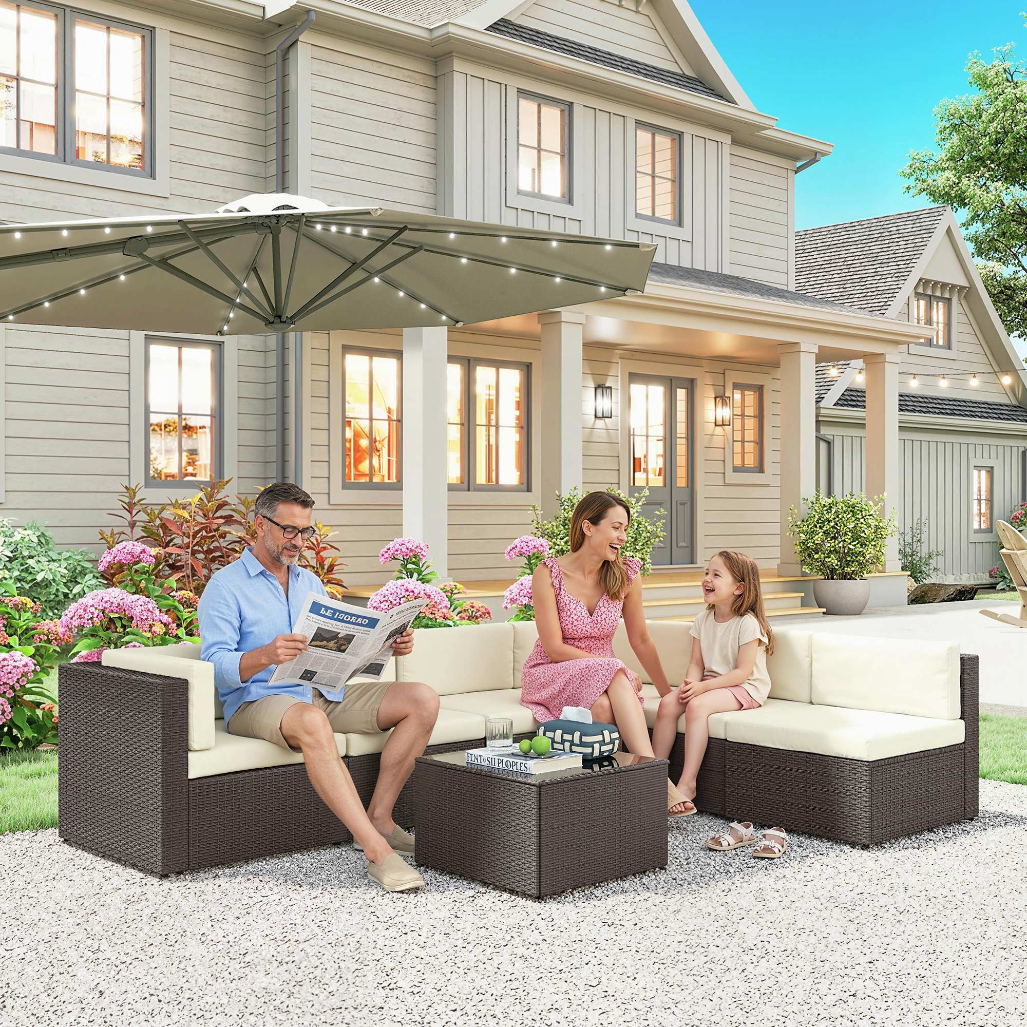 7 Piece Patio Furniture Set