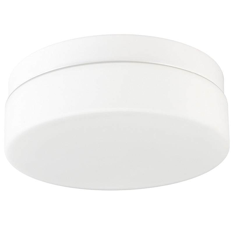 Modern LED flush mount ceiling light fixture with acrylic diffuser and metal frame