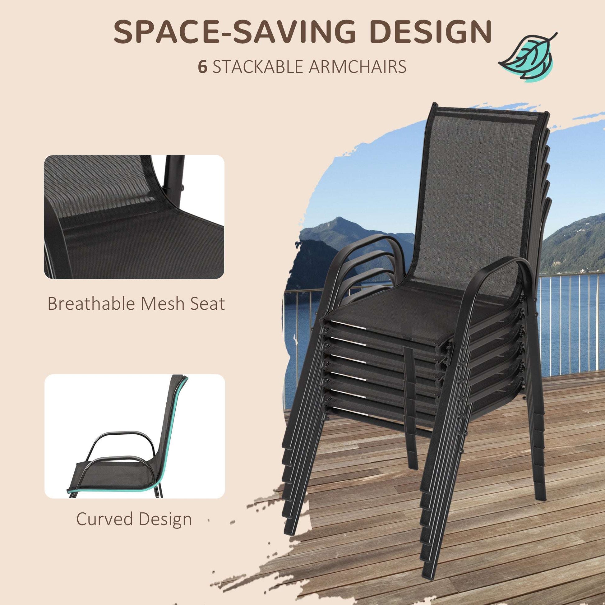 8 Pieces Patio Furniture Set Umbrella, 
