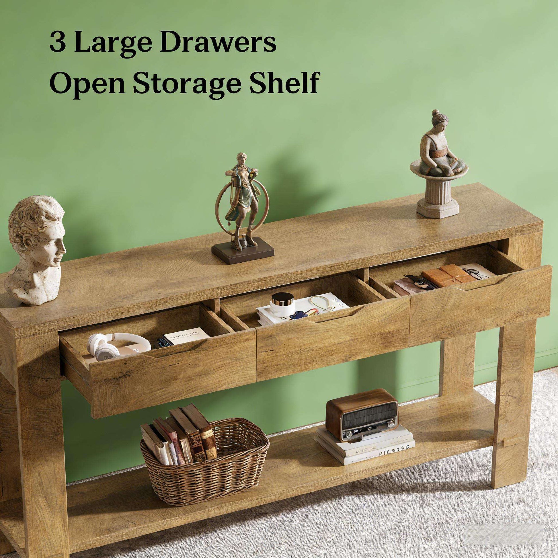 Authentic Console Table,Entryway Table,Display Organizer