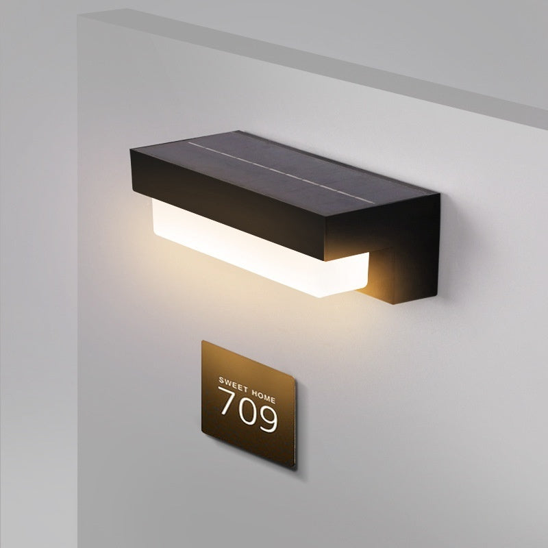 Outdoor Patio Waterproof Solar Wall Light
