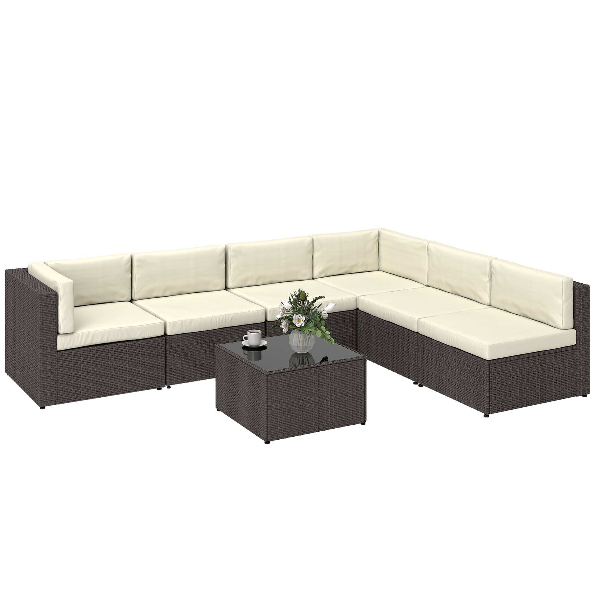 7 Piece Patio Furniture Set